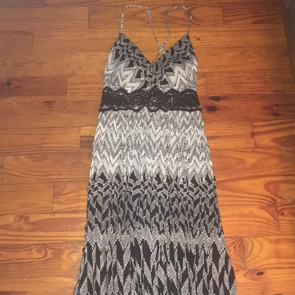 Open back maxi  dress